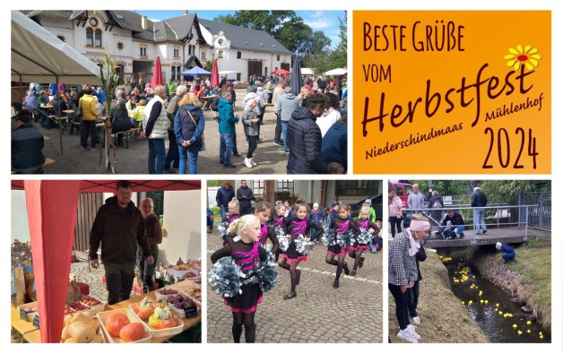 Herbstfest 2024 im Mühlenhof in Niederschindmaas